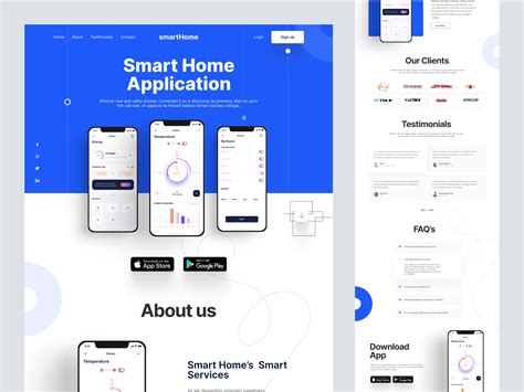 mobile app landing page by Mike Taylor for Landing Page Heaven on Dribbble