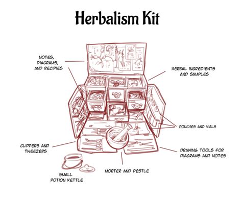 Herbalism kit sketch by somekindofepic on DeviantArt