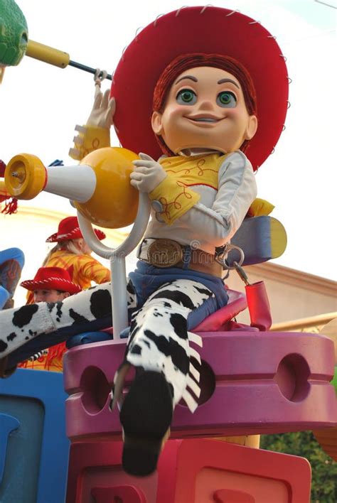 Jessie From The Pixar Movie Toy Story In A Parade At Disneyland, California Editorial ...