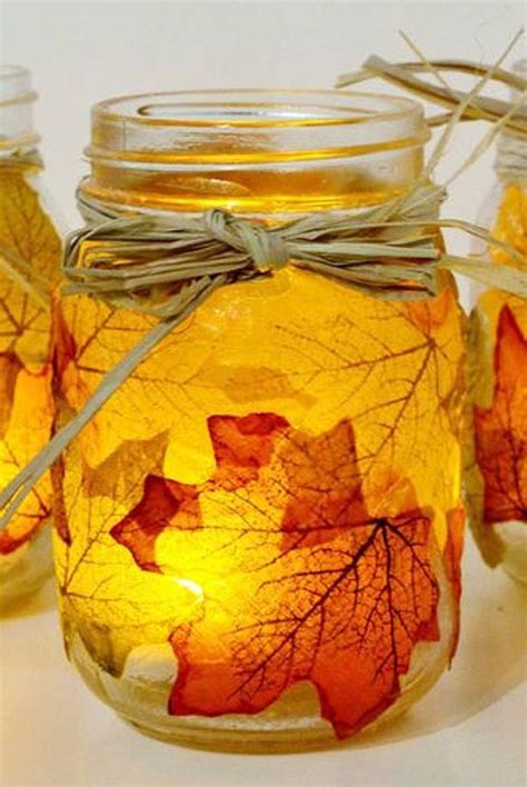 20 Nifty DIY Mason Jar Crafts For Alongside Fall Season | On Ideal ...