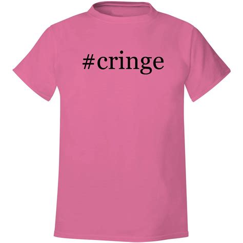 Buy #cringe - Men's Hashtag Soft & Comfortable T-Shirt, Pink, X-Large ...