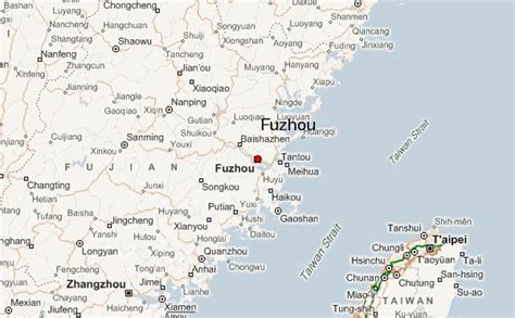 Fuzhou Map - TravelsFinders.Com