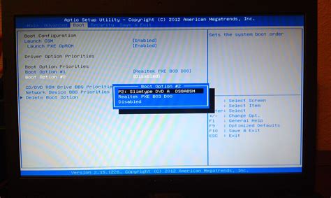Asus UEFI/BIOS options - How to boot from DVD? - Super User