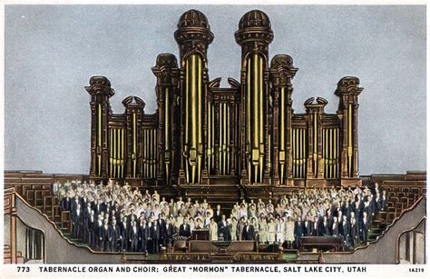 Mormon Tabernacle organ and choir, Salt Lake City, Utah (Photos Prints Framed...) #19707235