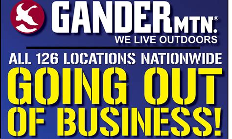 Gander Mountain Begins Liquidating ALL 126 Store Locations Nationwide ...