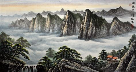 Guilin Li River - Chinese Landscape Painting - Landscapes of Asia Paintings - Asian Art