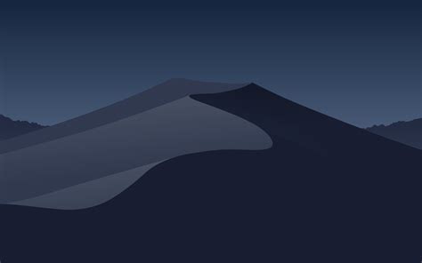 Mac Os Mojave Night Wallpaper / .mac macbook macos minimal mojave ...