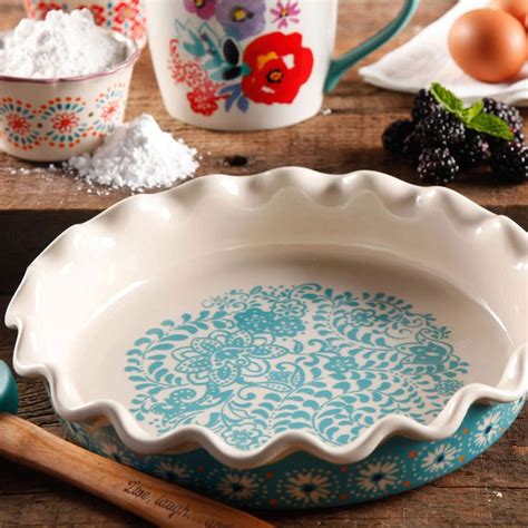 The Pioneer Woman 5" Blue Floral Pie Dish - Walmart.com | Pioneer woman dishes, Pioneer woman ...