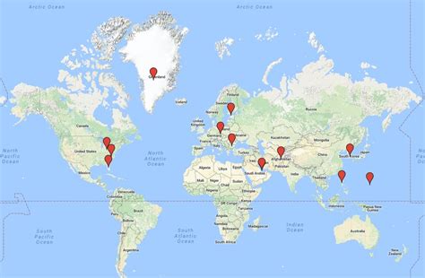 Air Force Bases Around The World Map - United States Map