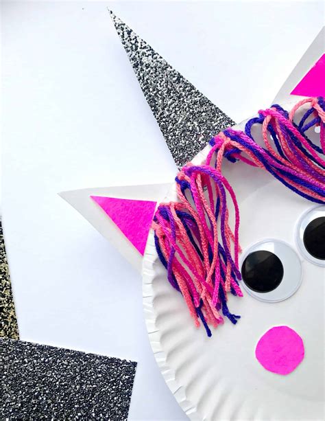 Paper Plate Unicorn Craft - Stylish Cravings Easy To Make Crafts