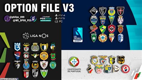 Option File V3 - Liga Portuguesa 2 no PES 2021 - YouTube