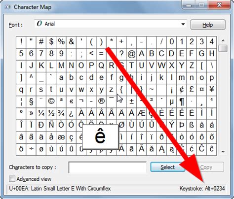 windows 7 - Find Alt-code for any character - Super User