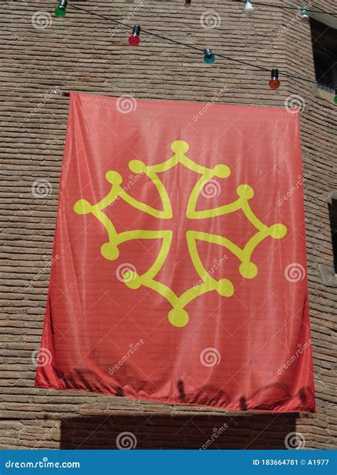 Flag of Occitanie stock image. Image of nation, occitan - 183664781