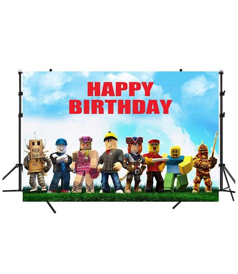 Roblox birthday backdrop sign | Birthday backdrop, Backdrops, Birthday