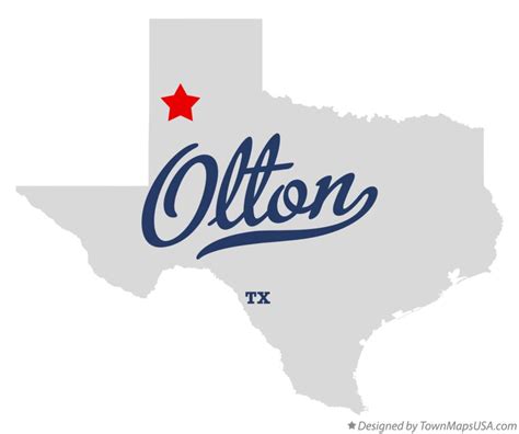 Map of Olton, TX, Texas