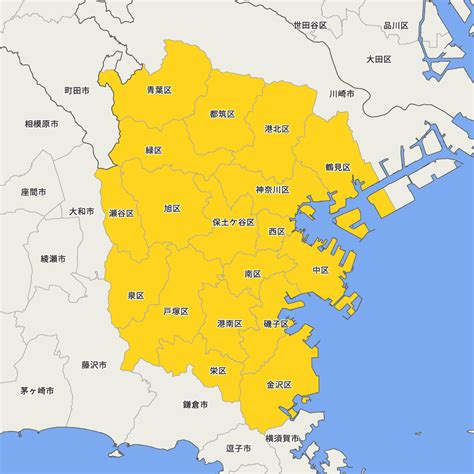 神奈川県横浜市の地図 | Map-It マップ・イット