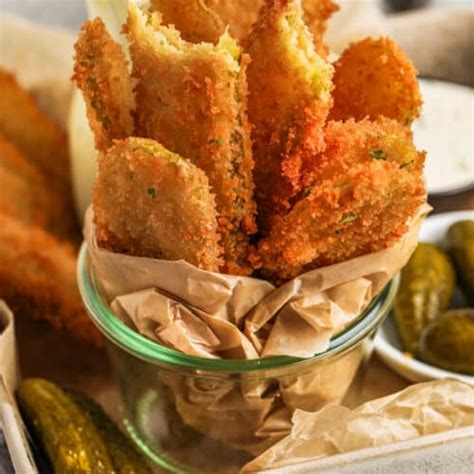 Crispy Fried Dill Pickles - Spend With Pennies