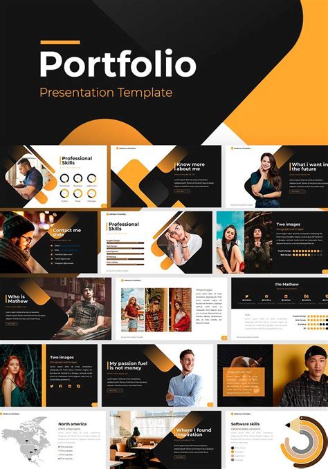 Project Portfolio Powerpoint Template Free