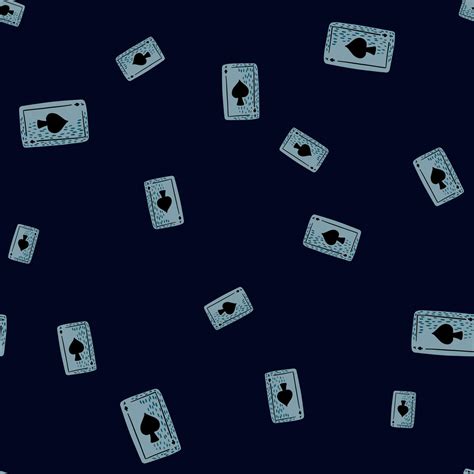 Game cards spades seamless pattern. Design gambling. 5703609 Vector Art ...