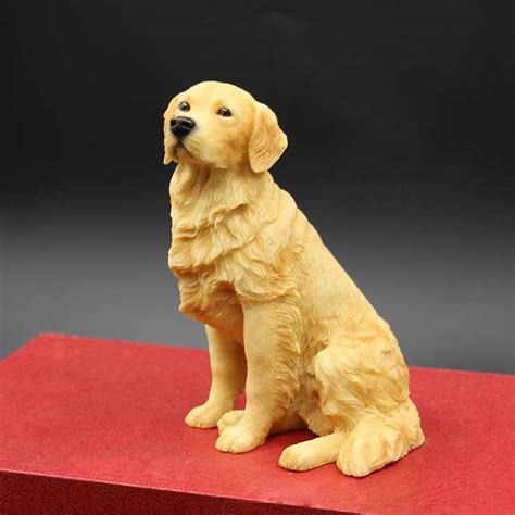 Golden Retriever Garden Statue