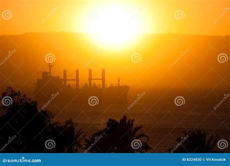 Cargo Ship in the Red Sea 1 Stock Photo - Image of ocean, tropical: 8224830