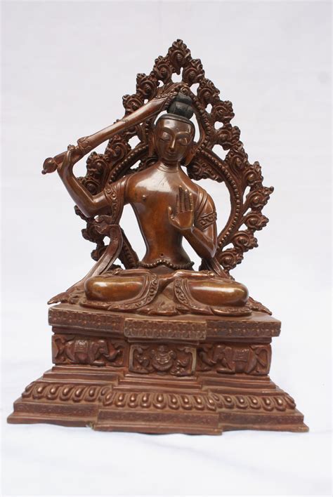 Manjushri | Price: US$75 | Buddhist Statue | Manjushri, Size :17cm ...