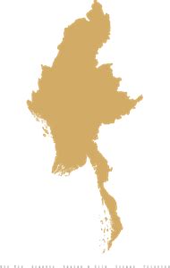 Myanmar Map Logo Download png