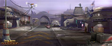 Republic Military Base - SWTOR Concept Art