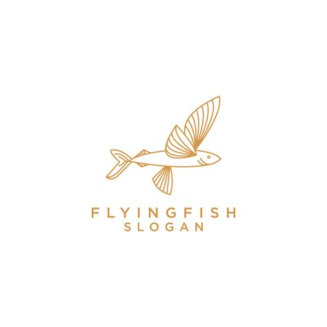 Flying Fish logo design icon vector 18981173 Vector Art at Vecteezy