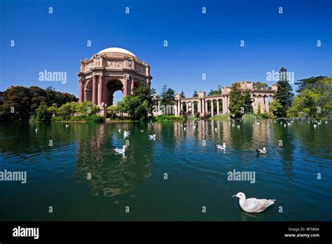 Palace of Fine Arts, Presidio Park, San Francisco, California, USA ...