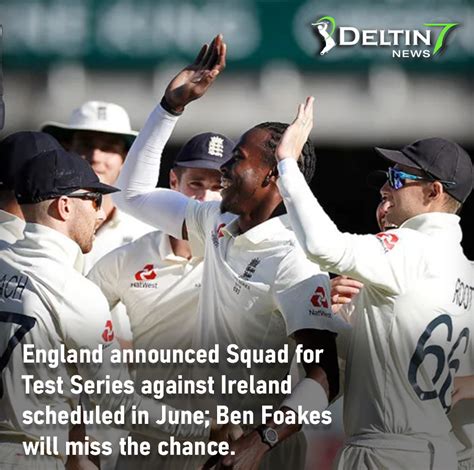 England announced squad for test series against Ireland 2023