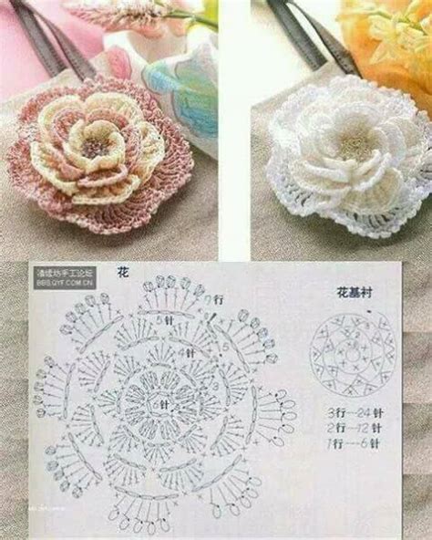 Top 105+ imagen diagramas de flores tejidas a crochet - Abzlocal.mx