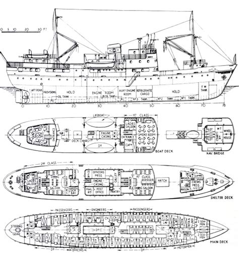 Barøy Boat Drawing, Ship Drawing, Class Design, Deck Plans, Model Boats, Submarines, Model Ships ...