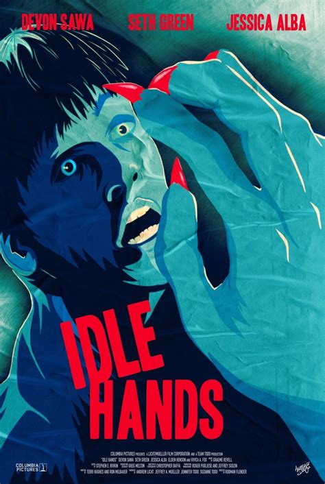 Idle Hands Horror Movie Poster Print T689 |A4 A3 A2 A1 A0| | eBay