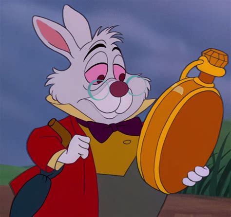 The White Rabbit is a major character from Disney's 1951 animated fil… | White rabbit alice in ...