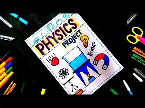 Physics Assignment/Project Front Page Design | Physics Project Cover ...