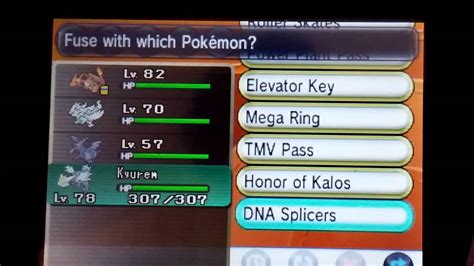 Pokemon X and Y - How To Get The DNA Splicer/Changed Kyurem Form To ...