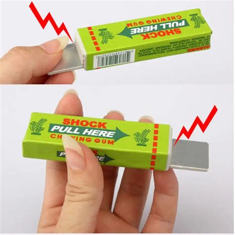 Aliexpress.com : Buy Electric Shock Joke Chewing Gum Pull Head Shocking ...