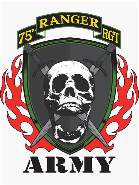 "75th Ranger Regiment " Sticker by block33 | Redbubble