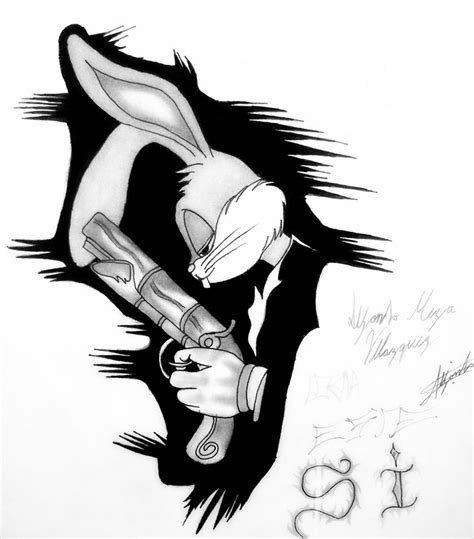 Bugs Bunny Gangster by KenpachiMeza on DeviantArt