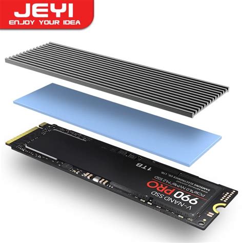 JEYI M.2 SSD Heatsink, Aluminum PS5 Radiator Solid State Drives Cooler ...