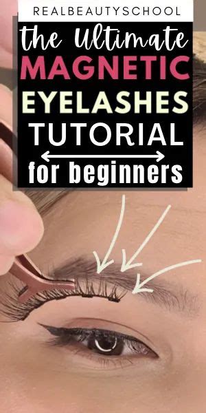 2021 How to Apply Magnetic Lashes (Tips + Tutorial) - Real Beauty School | Magnetic lashes ...