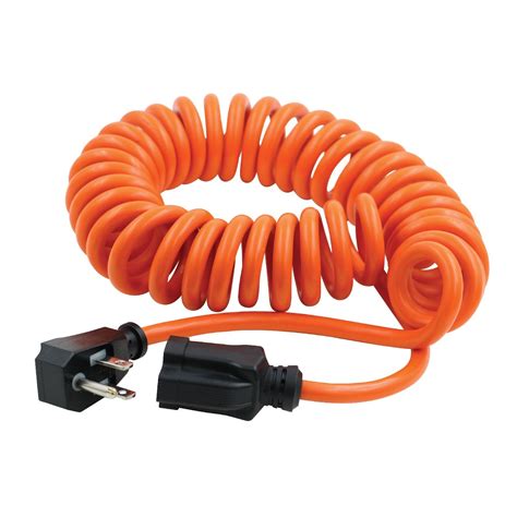 10ft 16/3 SJT Coiled Power Tool Extension Cord — Prime Wire & Cable Inc.