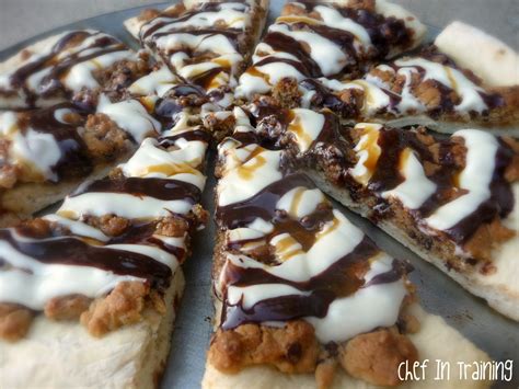 cookie dough dessert pizza