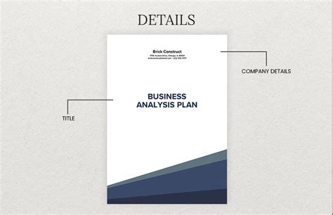 Business Analysis Plan Template in Pages, Word, Google Docs - Download ...