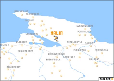 Malin (Ireland) map - nona.net