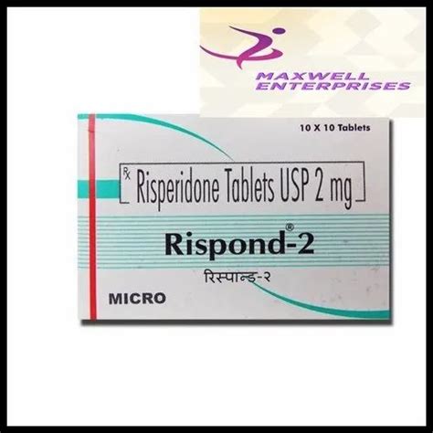 Risperidone Tablets, Non prescription, Treatment: Schizophrenia,Mania at Rs 210/strip in Nagpur