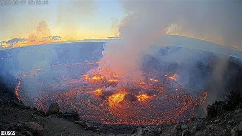 Hawaii's Mount Kilauea volcano has erupted again. Watch it live : NPR