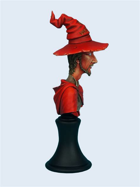 Discworld Rincewind Bust UNPAINTED (1) Discworld Emporium 24002