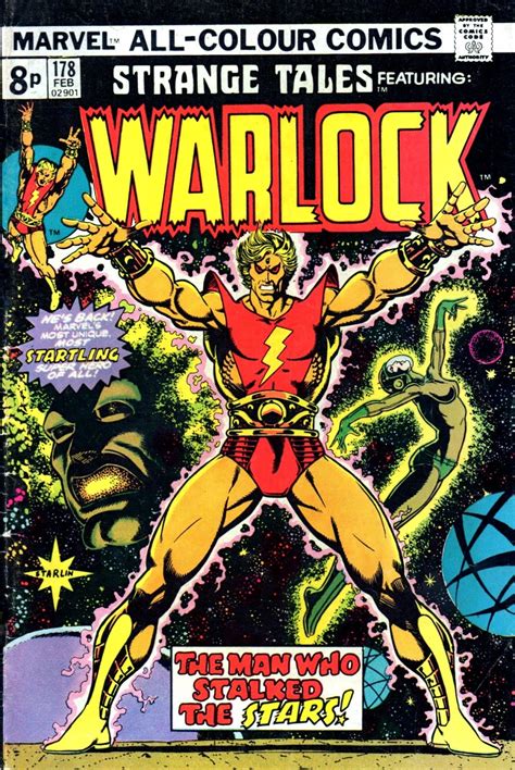 CRIVENS! COMICS & STUFF: ADAM WARLOCK COVER & IMAGE GALLERY - PART ONE...